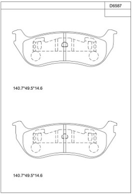 KD6587 ASIMCO nezařazený díl KD6587 ASIMCO