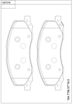 KD7316 nezařazený díl ASIMCO