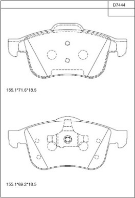 KD7444 ASIMCO nezařazený díl KD7444 ASIMCO