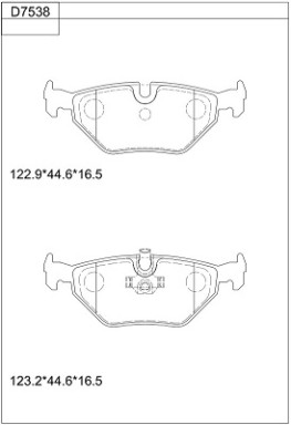 KD7538 nezařazený díl ASIMCO