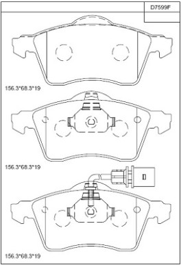 KD7599F ASIMCO nezařazený díl KD7599F ASIMCO