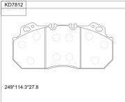 KD7812 ASIMCO nezařazený díl KD7812 ASIMCO