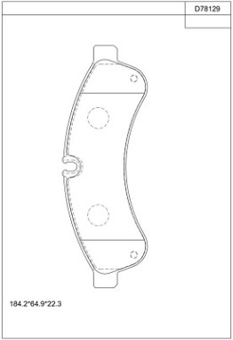 KD78129 ASIMCO nezařazený díl KD78129 ASIMCO