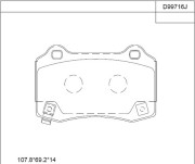 KD99716 ASIMCO nezařazený díl KD99716 ASIMCO