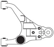 F3635 FRAP rameno zavesenia kolies F3635 FRAP