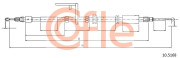 10.5168 Tažné lanko, parkovací brzda COFLE