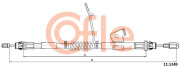 11.5349 Tažné lanko, parkovací brzda COFLE