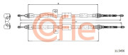 11.5456 COFLE żażné lanko parkovacej brzdy 11.5456 COFLE