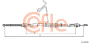 11.5578 COFLE żażné lanko parkovacej brzdy 11.5578 COFLE