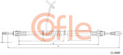 11.5680 Tažné lanko, parkovací brzda COFLE