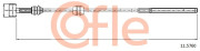 11.5760 Tažné lanko, parkovací brzda COFLE
