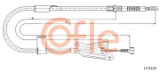 17.0123 COFLE żażné lanko parkovacej brzdy 17.0123 COFLE