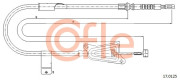 17.0125 COFLE żażné lanko parkovacej brzdy 17.0125 COFLE