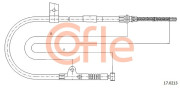 17.0213 Tažné lanko, parkovací brzda COFLE