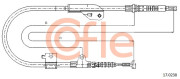 17.0238 COFLE żażné lanko parkovacej brzdy 17.0238 COFLE