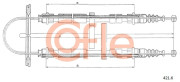 421.6 Tažné lanko, parkovací brzda COFLE