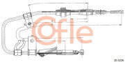 92.10.5226 Tažné lanko, parkovací brzda COFLE
