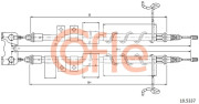 92.10.5337 COFLE żażné lanko parkovacej brzdy 92.10.5337 COFLE