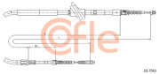 92.10.7583 COFLE żażné lanko parkovacej brzdy 92.10.7583 COFLE