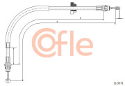 92.11.5571 COFLE żażné lanko parkovacej brzdy 92.11.5571 COFLE