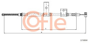 92.17.5014 COFLE żażné lanko parkovacej brzdy 92.17.5014 COFLE