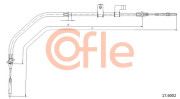 92.17.6002 COFLE żażné lanko parkovacej brzdy 92.17.6002 COFLE