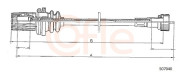 S07040 COFLE hriadeľ tachometra S07040 COFLE