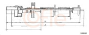 S08044 Hřídel tachometru COFLE