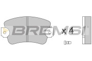 BP2132 Sada brzdových destiček, kotoučová brzda BREMSI