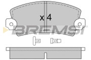 BP2220 Sada brzdových destiček, kotoučová brzda BREMSI