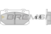 BP2240 Sada brzdových destiček, kotoučová brzda BREMSI