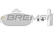 BP2248 Sada brzdových destiček, kotoučová brzda BREMSI
