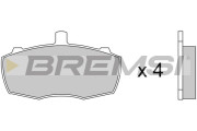 BP2252 Sada brzdových destiček, kotoučová brzda BREMSI
