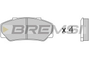 BP2267 Sada brzdových destiček, kotoučová brzda BREMSI