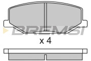 BP2278 Sada brzdových destiček, kotoučová brzda BREMSI