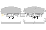 BP2439 Sada brzdových destiček, kotoučová brzda BREMSI