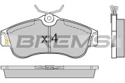BP2470 Sada brzdových destiček, kotoučová brzda BREMSI