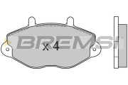 BP2549 Sada brzdových destiček, kotoučová brzda BREMSI