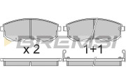 BP2569 Sada brzdových destiček, kotoučová brzda BREMSI
