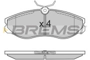 BP2624 Sada brzdových destiček, kotoučová brzda BREMSI