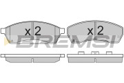 BP2764 Sada brzdových destiček, kotoučová brzda BREMSI