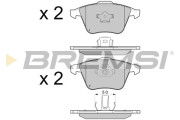 BP3301 Sada brzdových destiček, kotoučová brzda BREMSI