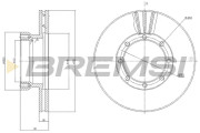 CD5131V Brzdový kotouč BREMSI