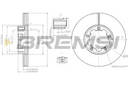 CD5261V Brzdový kotouč BREMSI