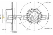 CD6008S Brzdový kotouč BREMSI