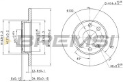 CD6116S Brzdový kotouč BREMSI