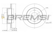 CD6202S Brzdový kotouč BREMSI