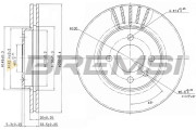 CD6207V Brzdový kotouč BREMSI