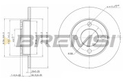 CD6216S Brzdový kotouč BREMSI