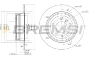 CD6221S Brzdový kotouč BREMSI
